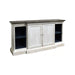 GJ Styles - Breakfront Server Greyish-White W/Stone - AH87 - GreatFurnitureDeal