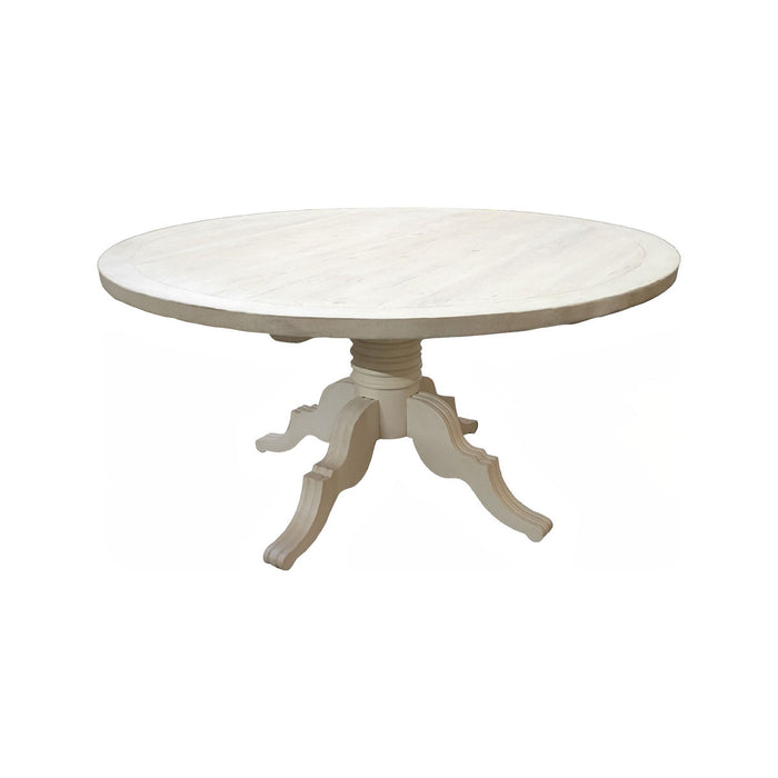 GJ Styles - Round Table In White - AH94 - GreatFurnitureDeal