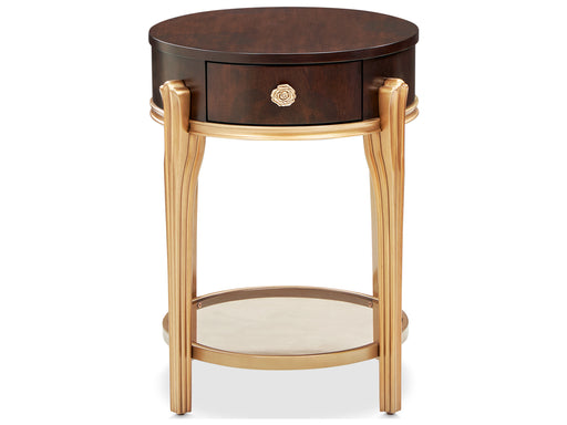 AICO Furniture - Camellia Field - 3 Occasional Table Set - Warm Pecan - N9090201-400-N9090202-400 - GreatFurnitureDeal