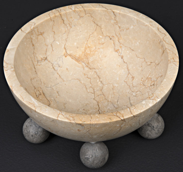 NOIR Furniture - Bala Bowl, White Marble - AM-271WM