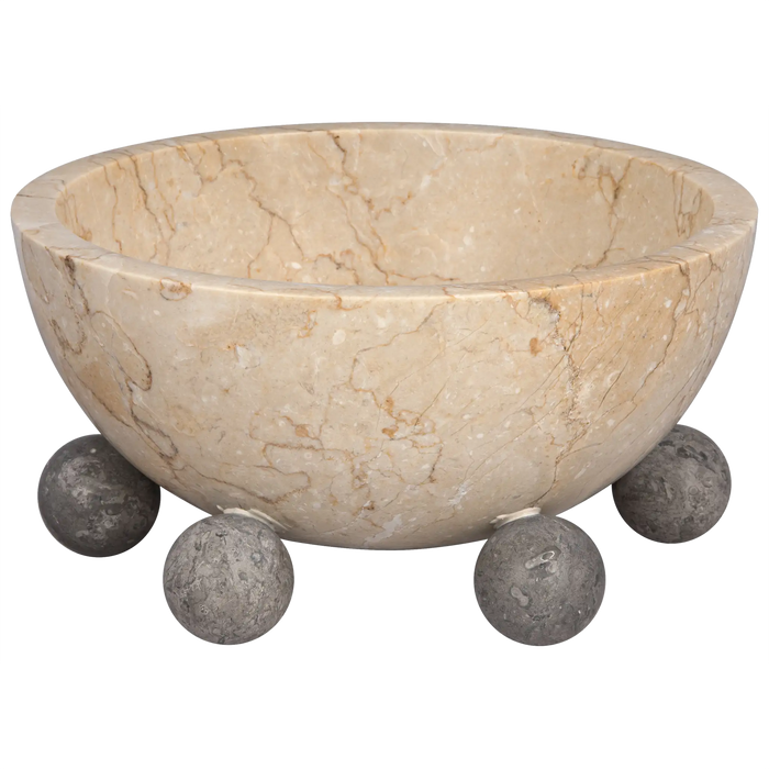 NOIR Furniture - Bala Bowl, White Marble - AM-271WM - GreatFurnitureDeal