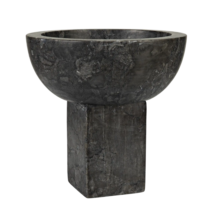 NOIR Furniture - Zeta Bowl, Black Marble - AM-274BM - GreatFurnitureDeal
