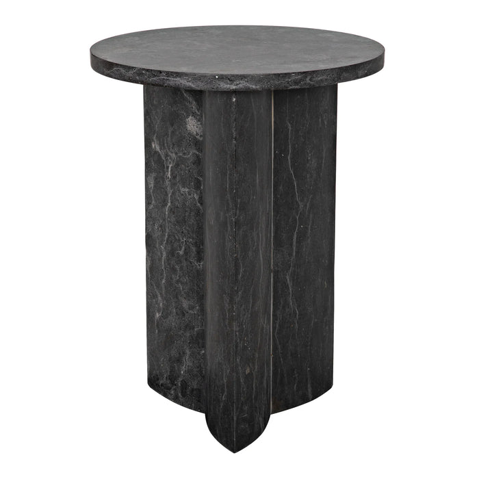 Noir Furniture - Diana Side Table in Black - AM-316BM - GreatFurnitureDeal