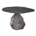 Noir Furniture - Rind Table, Black Marble - AM-318BM - GreatFurnitureDeal