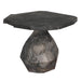 Noir Furniture - Rind Table in Black Marble - AM-318BM - GreatFurnitureDeal
