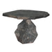 Noir Furniture - Rind Table in Black Marble - AM-318BM - GreatFurnitureDeal