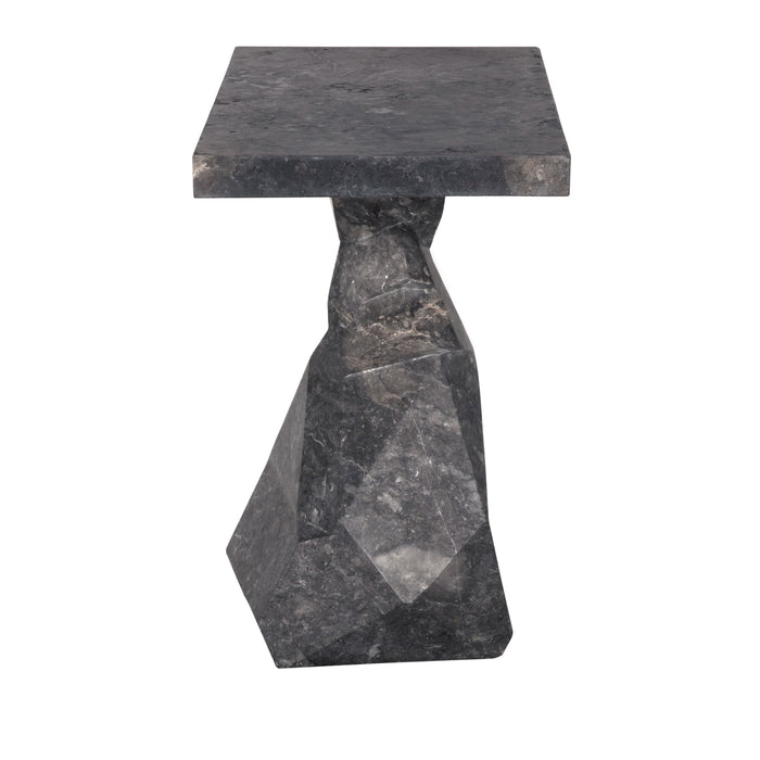 Noir Furniture - Tilden Console Table in Black Marble - AM-319BM - GreatFurnitureDeal