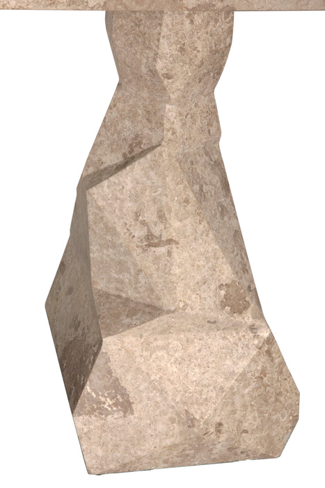 Noir Furniture - Tilden Console Table in White Marble - AM-319WM - GreatFurnitureDeal