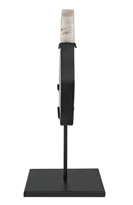 NOIR Furniture - Wood Fossil with Stand, 8" - AM-39C - GreatFurnitureDeal