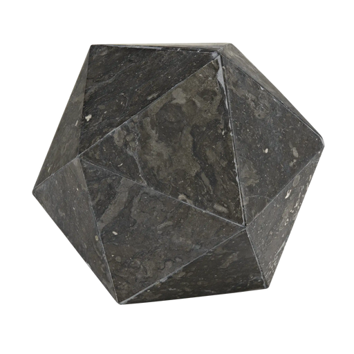Noir Furniture - Polyhedron Object in Charcoal Black - AM-81BM - GreatFurnitureDeal