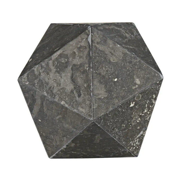 Noir Furniture - Polyhedron Object in Charcoal Black - AM-81BM - GreatFurnitureDeal