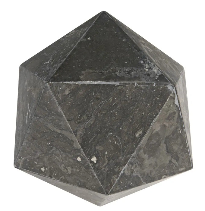 Noir Furniture - Polyhedron Object in Charcoal Black - AM-81BM - GreatFurnitureDeal