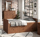 Furniture of America - Marinos Twin Captain Bed in Mahogany - AM-BK304MH-BED - GreatFurnitureDeal