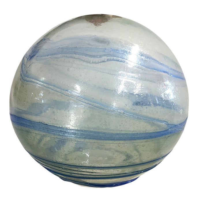 GJ Styles - Hand Blown Round Lamp in Green - AM28