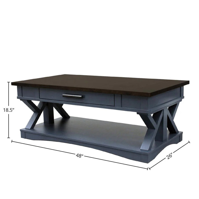 Parker House - Americana 3 Piece Occasional Set in Denim - AME#01-02-DEN - GreatFurnitureDeal