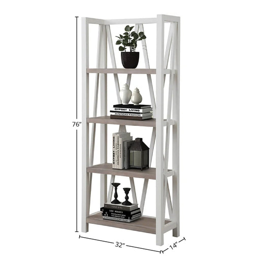 Parker House - Americana Modern Etagere Bookcase in Cotton - AME#330-COT - GreatFurnitureDeal