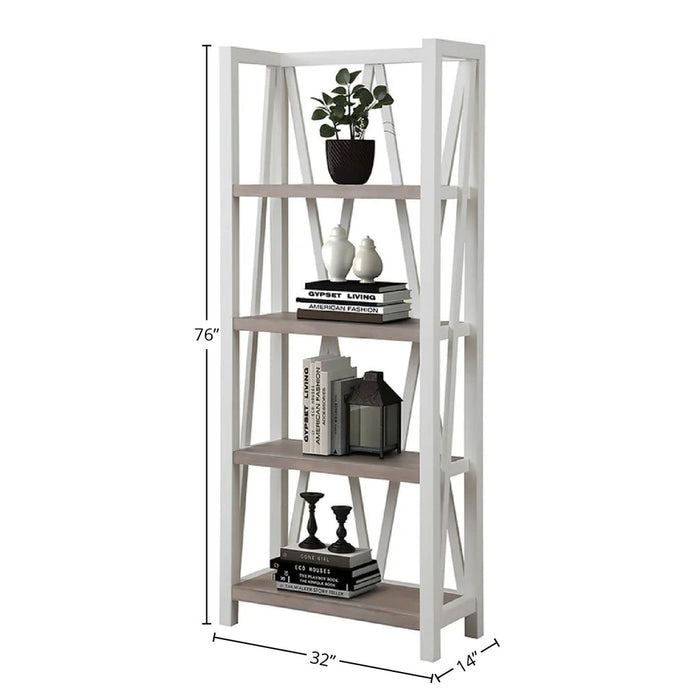 Parker House - Americana Modern Etagere Bookcase in Cotton - AME#330-COT