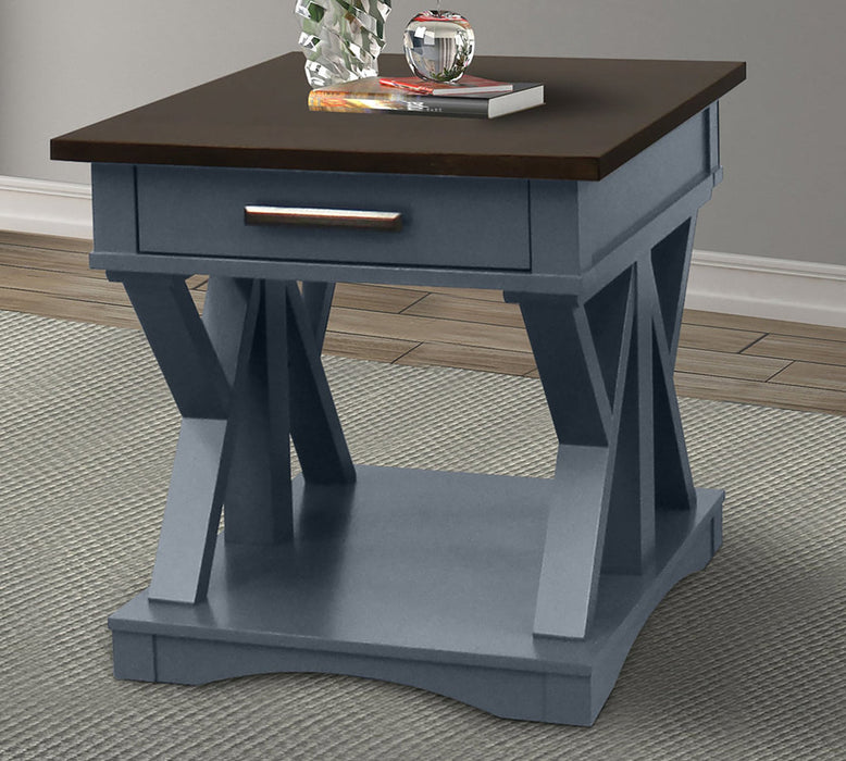 Parker House - Americana 3 Piece Occasional Set in Denim - AME#01-02-DEN - GreatFurnitureDeal