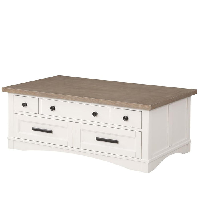Parker House - Americana Modern Cotton Cocktail Table with Lift Top in Cotton - AME#05-COT - GreatFurnitureDeal