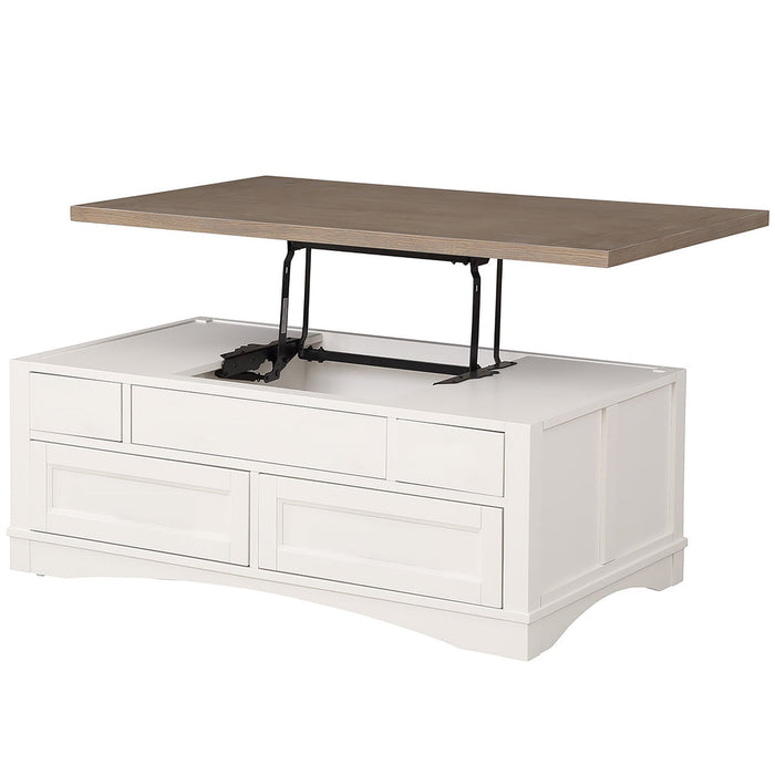 Parker House - Americana Modern Cotton Cocktail Table with Lift Top in Cotton - AME#05-COT - GreatFurnitureDeal