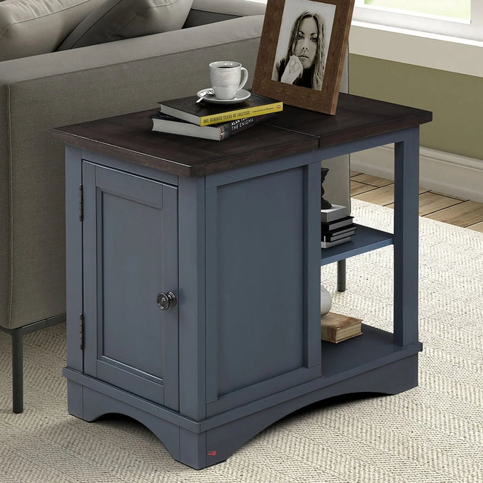 Parker House - Americana Modern Chairside Table in Denim - AME#06-DEN - GreatFurnitureDeal