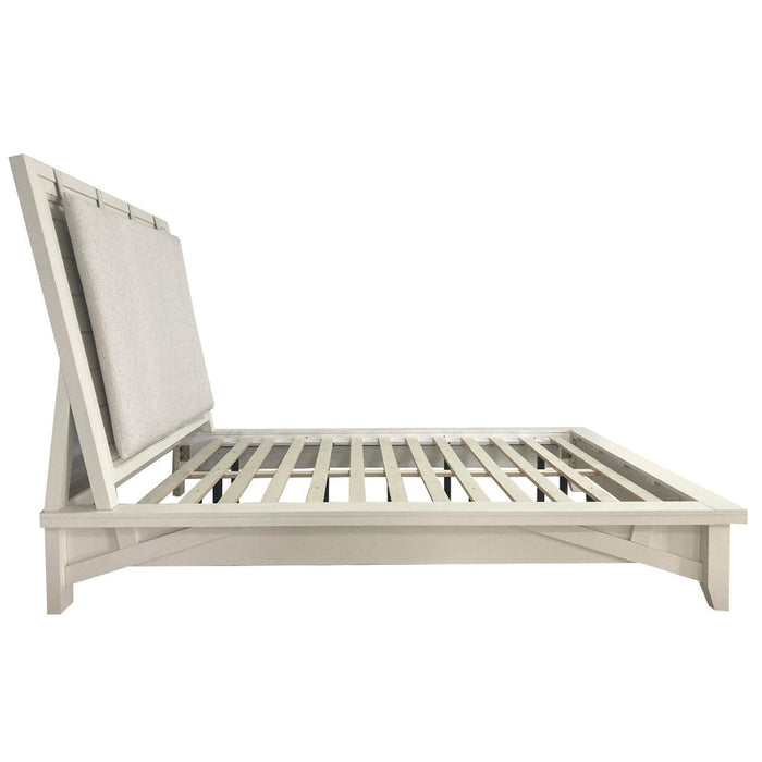 Parker House - Americana Modern King Platform Bed in Cotton - AME#1166-3-COT - GreatFurnitureDeal