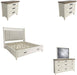 Parker House - Americana Modern 5 Piece Queen Shelter Bedroom Set in Cotton - BAME#1250-3-51303-COT-5SET - GreatFurnitureDeal