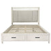 Parker House - Americana Modern King Shelter Bed in Cotton - BAME#1266-3-COT - GreatFurnitureDeal