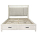 Parker House - Americana Modern 5 Piece King Shelter Bedroom Set in Cotton - BAME#1266-3-52232-COT-5SET - GreatFurnitureDeal
