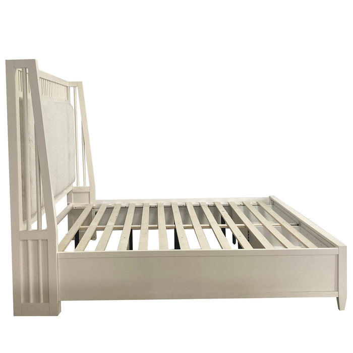 Parker House - Americana Modern 5 Piece King Shelter Bedroom Set in Cotton - BAME#1266-3-51303-COT-5SET - GreatFurnitureDeal