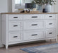 Parker House - Americana Modern 5 Piece King Platform Bedroom Set in Cotton - BAME#1166-3-51303-COT-5SET - GreatFurnitureDeal