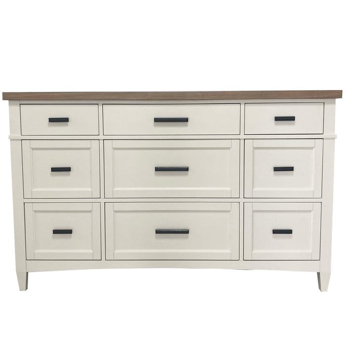 Parker House - Americana Modern 5 Piece King Shelter Bedroom Set in Cotton - BAME#1266-3-51303-COT-5SET - GreatFurnitureDeal
