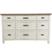 Parker House - Americana Modern 6 Piece King Platform Bedroom Set in Cotton - BAME#1166-3-51303-COT-6SET - GreatFurnitureDeal