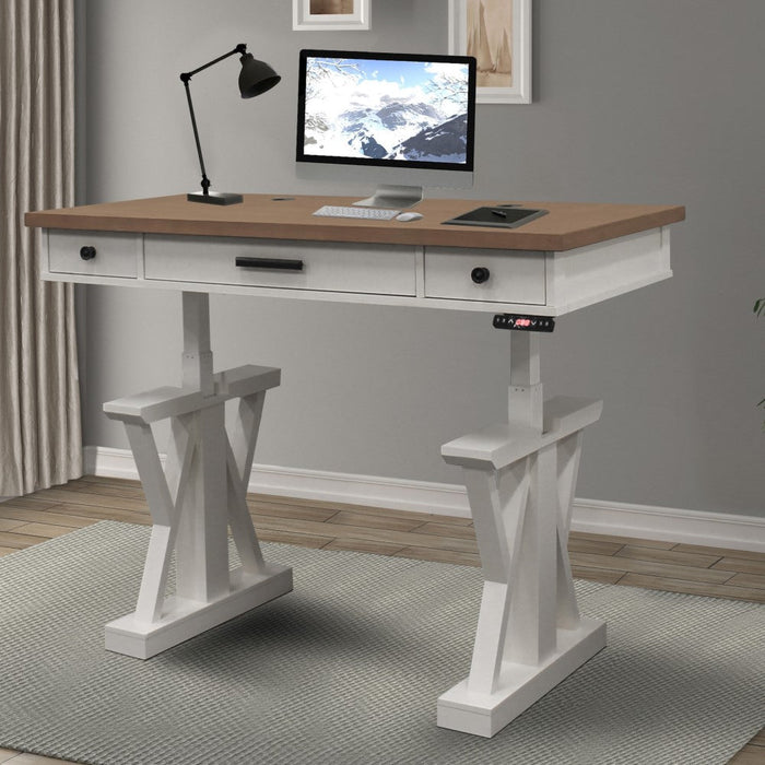 Parker House - Americana Cotton 56-inch Power Lift Desk - AME#256-2-COT - GreatFurnitureDeal