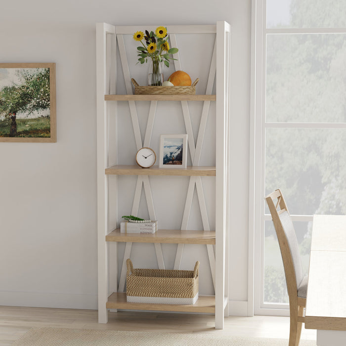 Parker House - Americana Modern Etagere Bookcase in Cotton - AME#330-COT