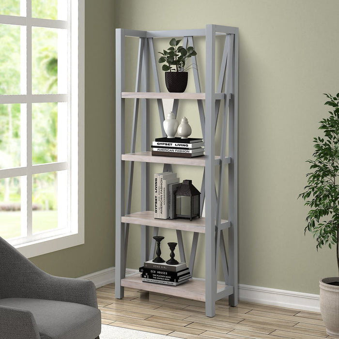 Parker House - Americana Modern Etagere Bookcase in Dove - AME#330-DOV