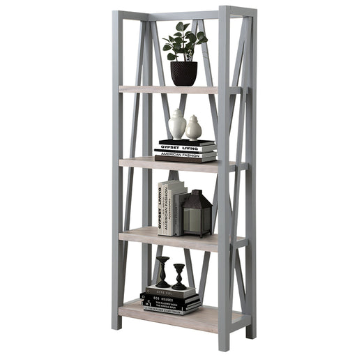 Parker House - Americana Modern Etagere Bookcase in Dove - AME#330-DOV - GreatFurnitureDeal