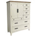Parker House - Americana Modern 2 Door Chest with 7 Drawer and work station in Cotton - BAME#42507-COT - GreatFurnitureDeal