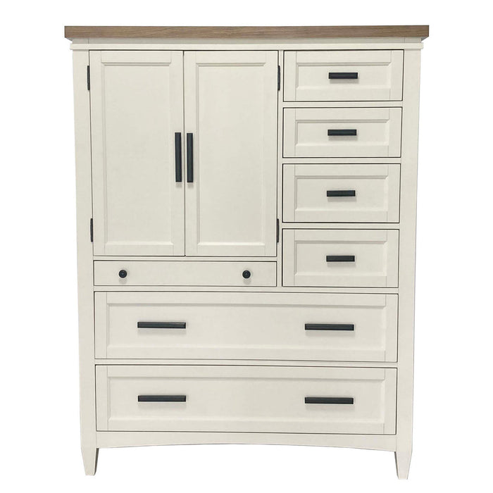 Parker House - Americana Modern 6 Piece King Platform Bedroom Set in Cotton - BAME#1166-3-51303-COT-6SET
