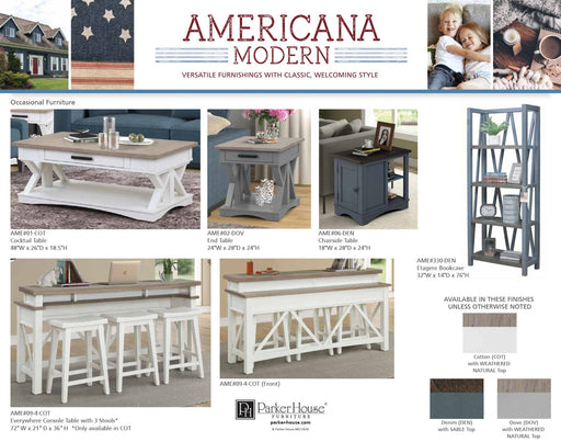 Parker House - Americana Modern Counter Stool 26 Inch - DAME#1026-COT - GreatFurnitureDeal