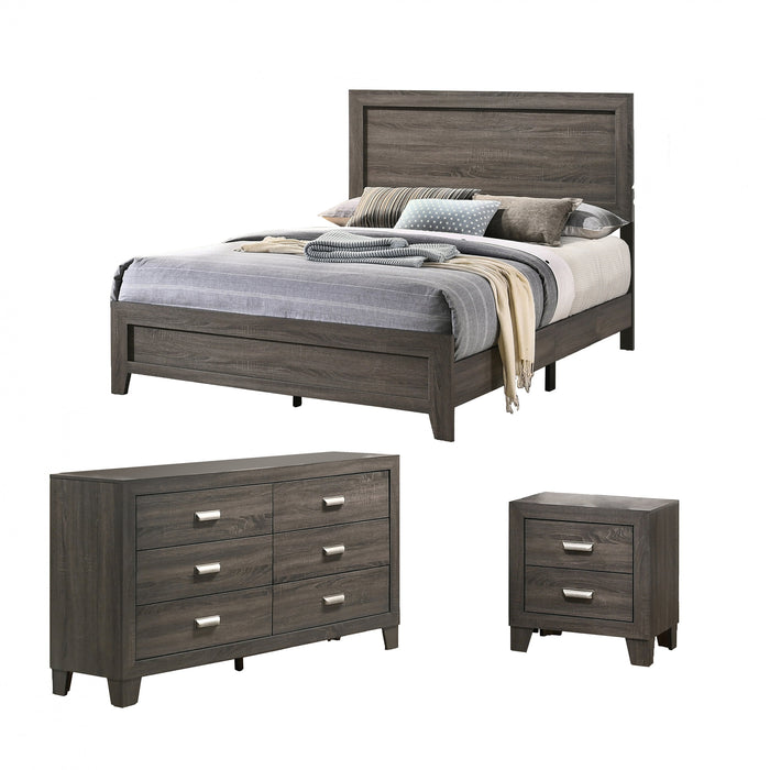 Mariano Furniture - Anastasia 3 Piece Eastern King Bedroom Set in Natural Gray - BQ-ANA-EK3 - GreatFurnitureDeal