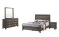 Mariano Furniture - Anastasia 4 Piece Twin Size Bedroom Set in Natural Gray - BQ-ANA-T4 - GreatFurnitureDeal