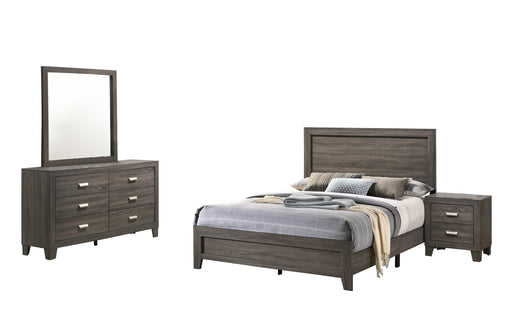 Mariano Furniture - Anastasia 5 Piece Twin Size Bedroom Set in Natural Gray - BQ-ANA-T4N - GreatFurnitureDeal