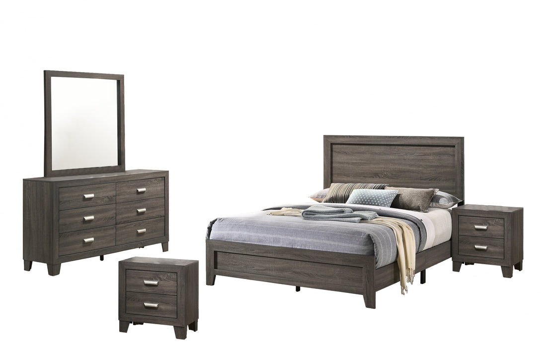 Mariano Furniture - Anastasia 5 Piece Eastern King Bedroom Set in Natural Gray - BQ-ANA-EK4N - GreatFurnitureDeal