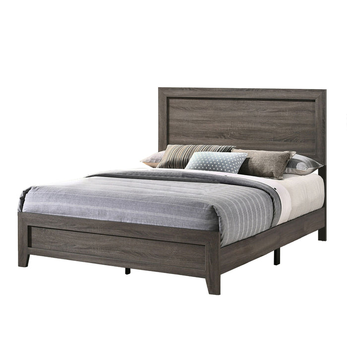 Mariano Furniture - Anastasia 5 Piece Twin Size Bedroom Set in Natural Gray - BQ-ANA-T4N - GreatFurnitureDeal