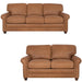 Mariano Italian Leather Furniture - Andrew 2 Piece Living Room Set in Tan - Andrew-SL-4004 - GreatFurnitureDeal