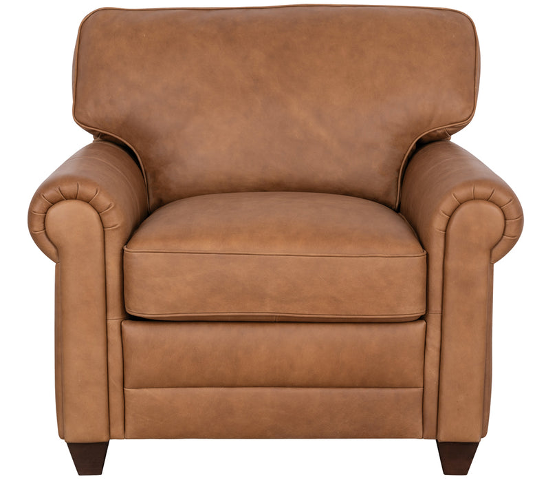 Mariano Italian Leather Furniture - Andrew 3 Piece Living Room Set in Tan - Andrew-SLC-4004 - GreatFurnitureDeal