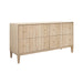 Worlds Away - Angus Four Drawer Chest With Fluted Detail in Cerused Oak - ANGUS CO - GreatFurnitureDeal