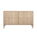 Worlds Away - Angus Four Drawer Chest With Fluted Detail in Cerused Oak - ANGUS CO - GreatFurnitureDeal