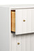 Worlds Away - Angus Four Drawer Chest With Fluted Detail in Matte White Lacquer - ANGUS WH - GreatFurnitureDeal